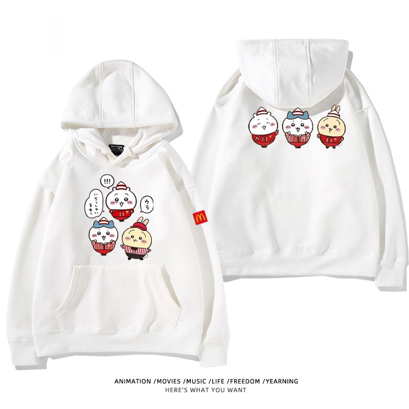 Chiikawa新款 親子情侶男女款連帽衛衣-ZUIHANG SHOP