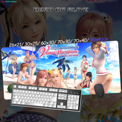 生死格鬥系列 超大鎖邊主題桌墊 布質滑鼠墊