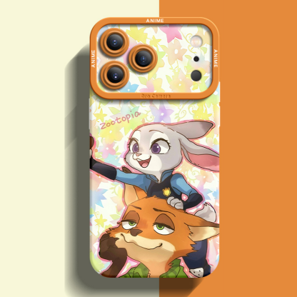 動物方城市液態矽膠全包防摔軟殼