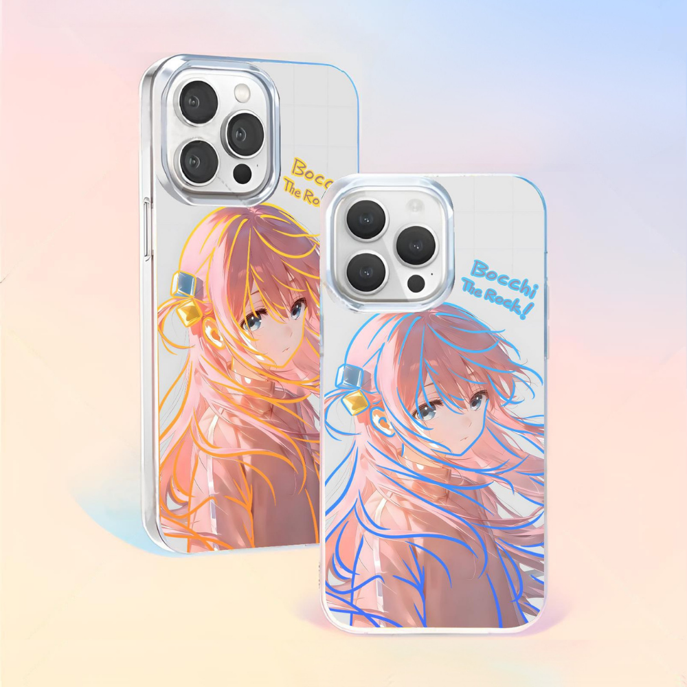 孤獨搖滾極光金手機殼