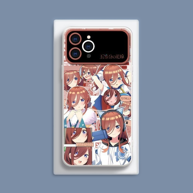 五等分的花嫁液態大視窗全包矽膠防摔軟殼