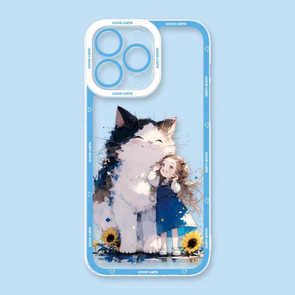 可愛萌寵天使眼透明防摔軟殼-ZUIHANG SHOP