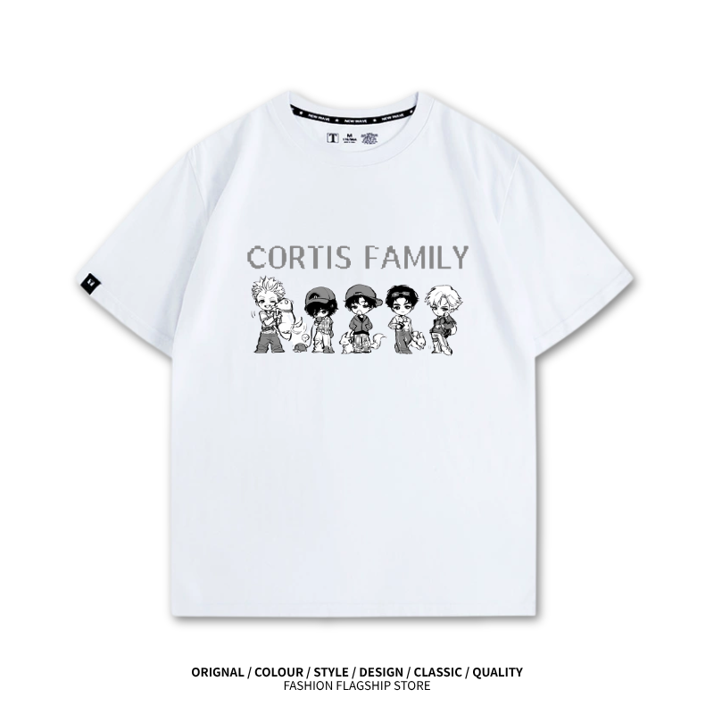 CORTIS 2025新款 親子情侶男女印花短袖T恤