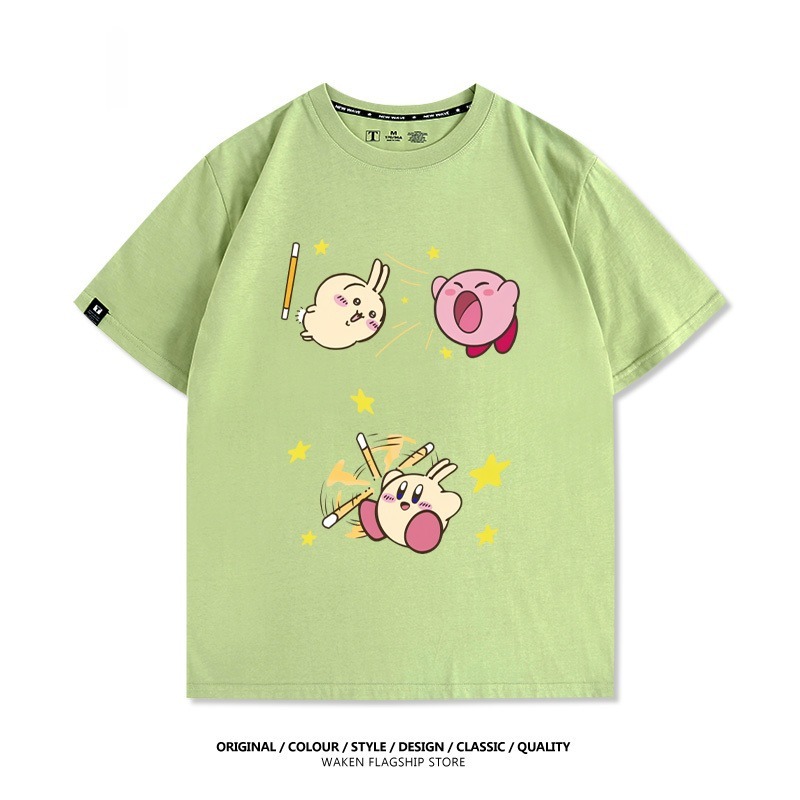 Chiikawa 2025親子情侶男女同款 印花短袖T恤