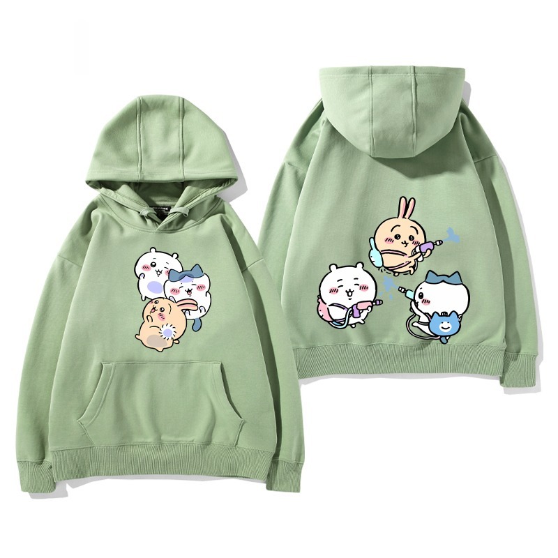 Chiikawa 2025秋冬新款 親子情侶男女連帽衛衣