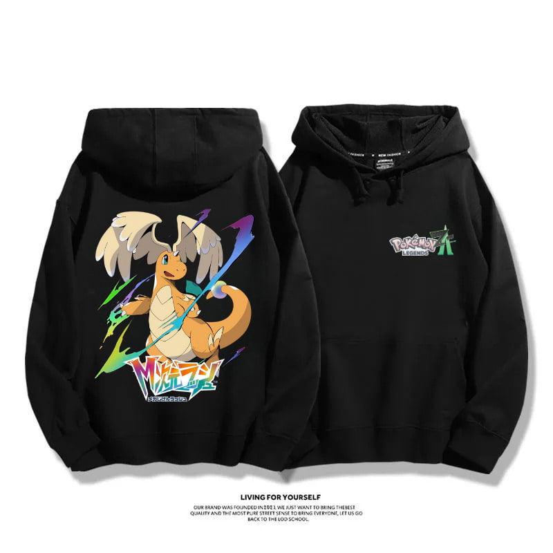 寶可夢傳說 Z-A 2025秋冬新款 親子情侶男女連帽衛衣