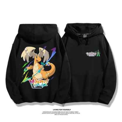 寶可夢傳說 Z-A 2025秋冬新款 親子情侶男女連帽衛衣