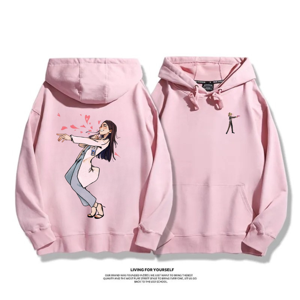 LINGORM 2025秋冬新款 親子情侶男女連帽衛衣