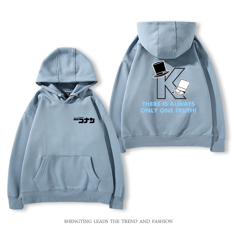 名偵探柯南 2025秋冬新款 親子情侶裝連帽衛衣