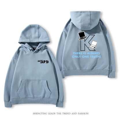 名偵探柯南 2025秋冬新款 親子情侶裝連帽衛衣