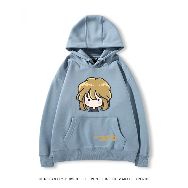 名偵探柯南 秋冬新款 親子情侶裝連帽衛衣