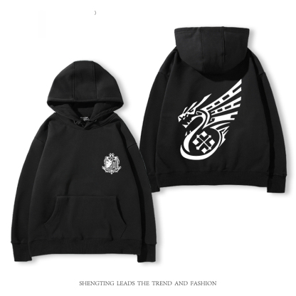 Monster Hunter Rise魔物獵人新款 親子情侶男女款連帽衛衣-ZUIHANG SHOP