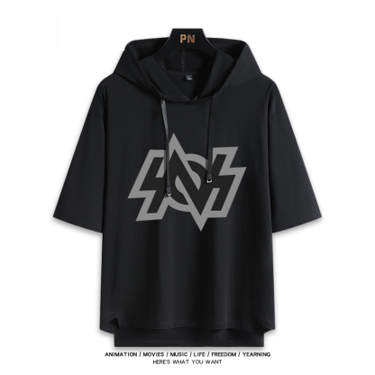 亓才孑 連帽短袖T恤-ZUIHANG SHOP