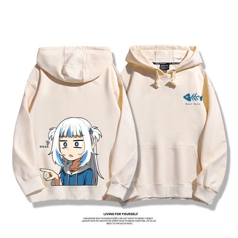 Gawr Gura 2025秋冬新款 親子情侶男女連帽衛衣-ZUIHANG SHOP