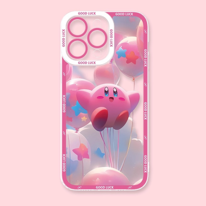 星之卡比天使眼透明防摔軟殼