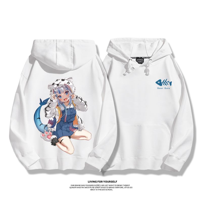 Gawr Gura 2025秋冬新款 親子情侶男女連帽衛衣-ZUIHANG SHOP