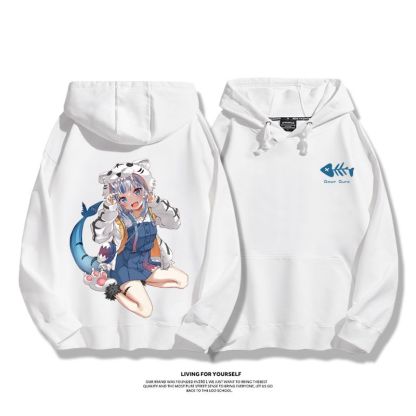 Gawr Gura 2025秋冬新款 親子情侶男女連帽衛衣-ZUIHANG SHOP