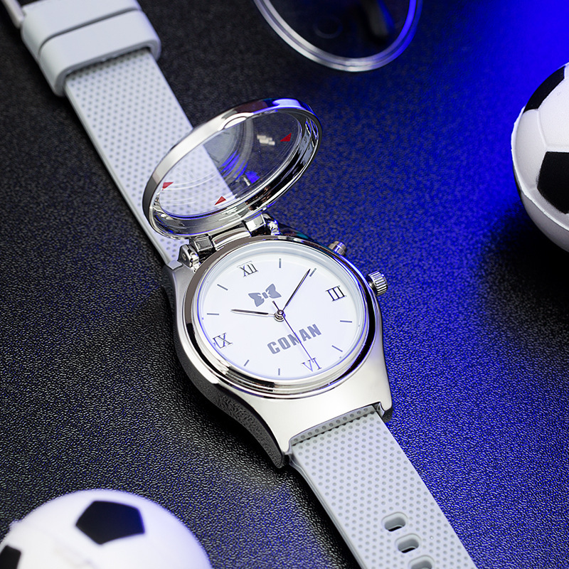 名偵探柯南 幕後偵探激光石英錶-ZUIHANG SHOP