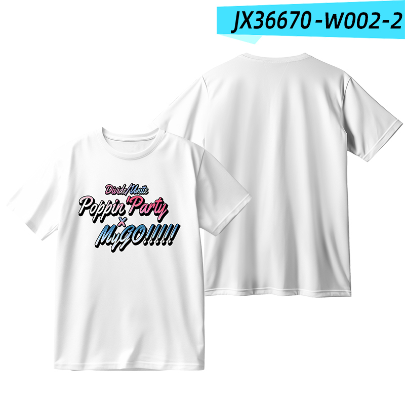 BanG Dream MyGO!!! 周邊印花短袖T恤-ZUIHANG SHOP