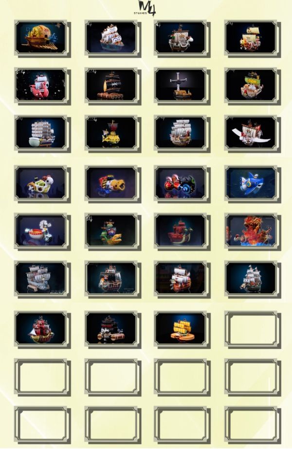 【預購】M4 全員船-系列第二十七彈 海上餐廳 巴拉蒂