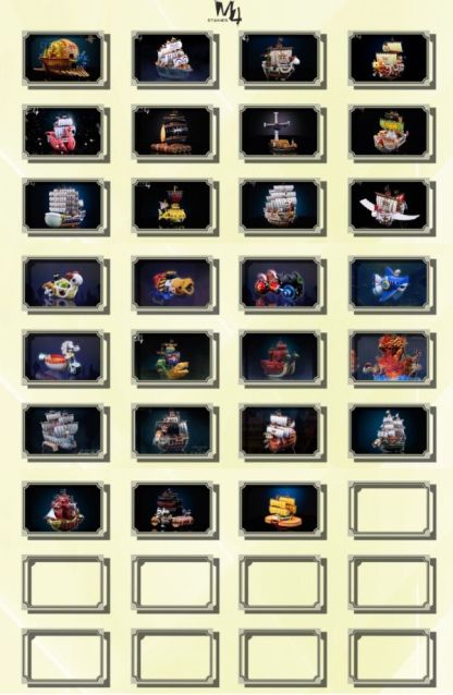 【預購】M4 全員船-系列第二十七彈 海上餐廳 巴拉蒂