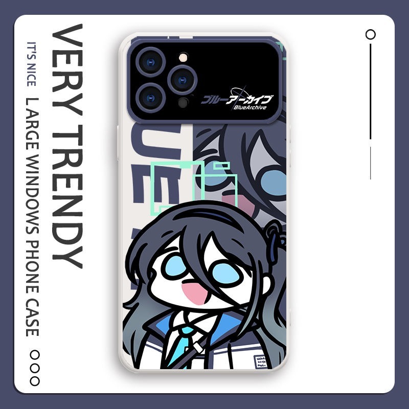 蔚藍檔案液態大視窗全包矽膠防摔軟殼-ZUIHANG SHOP