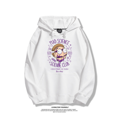 瑞克和莫蒂新款 親子情侶男女款連帽衛衣-ZUIHANG SHOP