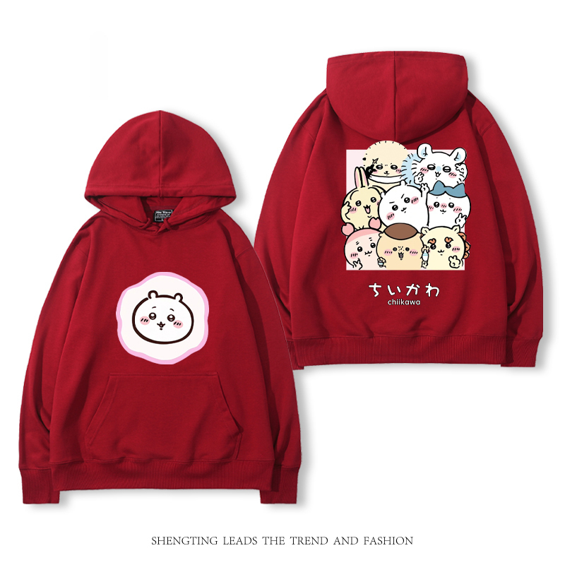 Chiikawa新款 親子情侶男女款連帽衛衣-ZUIHANG SHOP