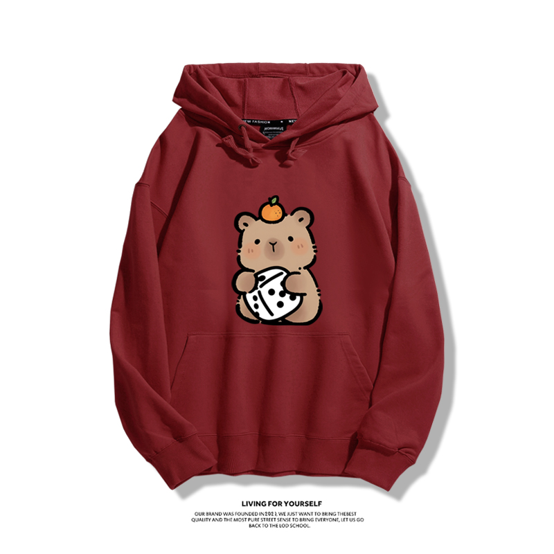 卡皮巴拉新款 親子情侶男女款連帽衛衣-ZUIHANG SHOP