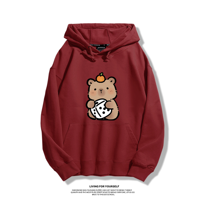 卡皮巴拉新款 親子情侶男女款連帽衛衣-ZUIHANG SHOP