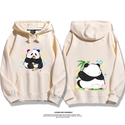 花花果賴熊貓新款 親子情侶男女款連帽衛衣-ZUIHANG SHOP