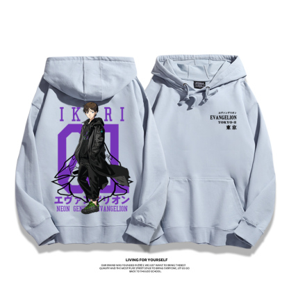 新世紀福音戰士新款 親子情侶男女款連帽衛衣-ZUIHANG SHOP