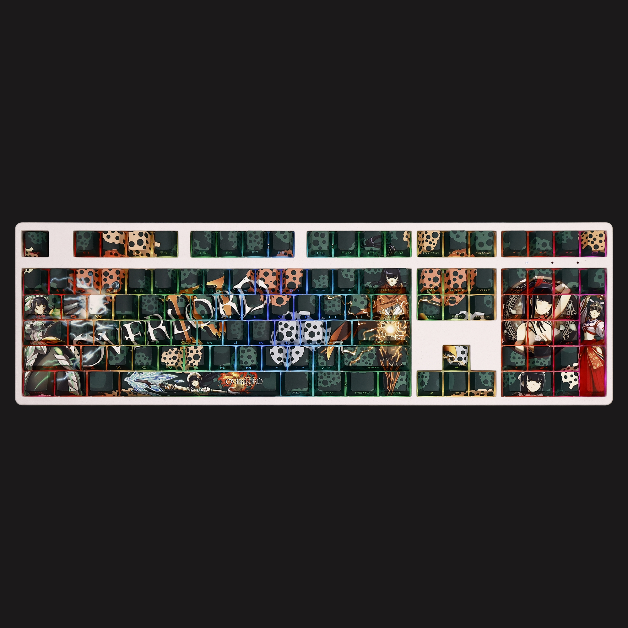 娜貝拉爾伽瑪骨王不死者之王透光RGB108鍵標準配列衛星軸鍵帽-ZUIHANG SHOP