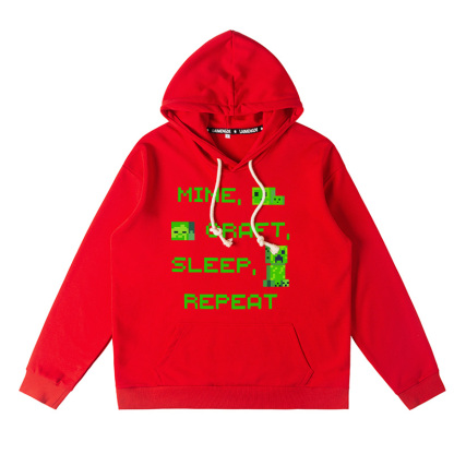 麥塊新款 親子情侶男女款連帽衛衣-ZUIHANG SHOP