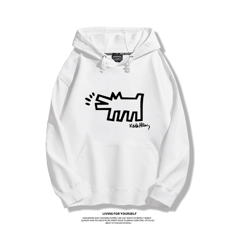 keith haring新款 親子情侶男女款連帽衛衣-ZUIHANG SHOP