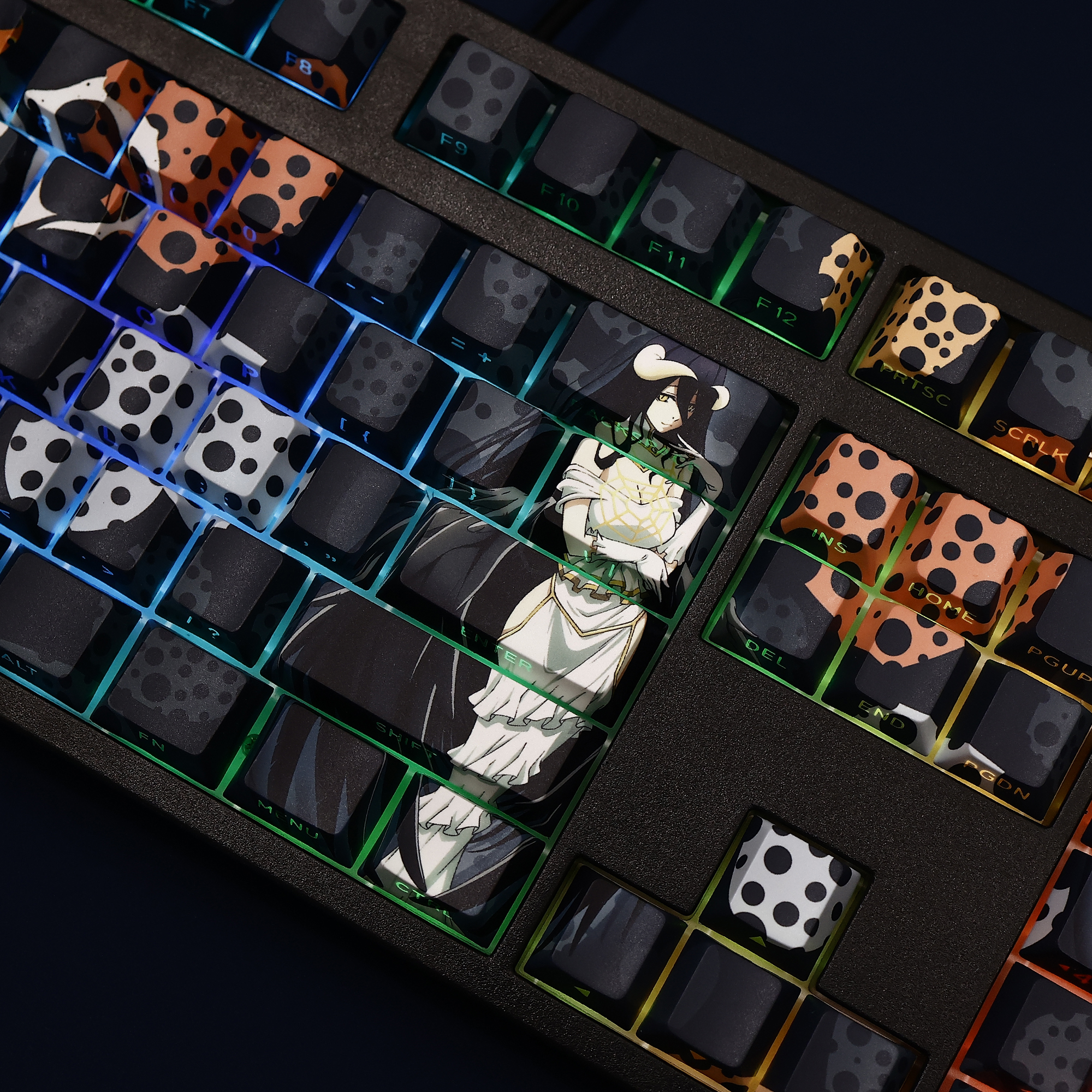 Overlord 雅兒貝德 透光RGB108鍵標準配列衛星軸鍵帽-ZUIHANG SHOP