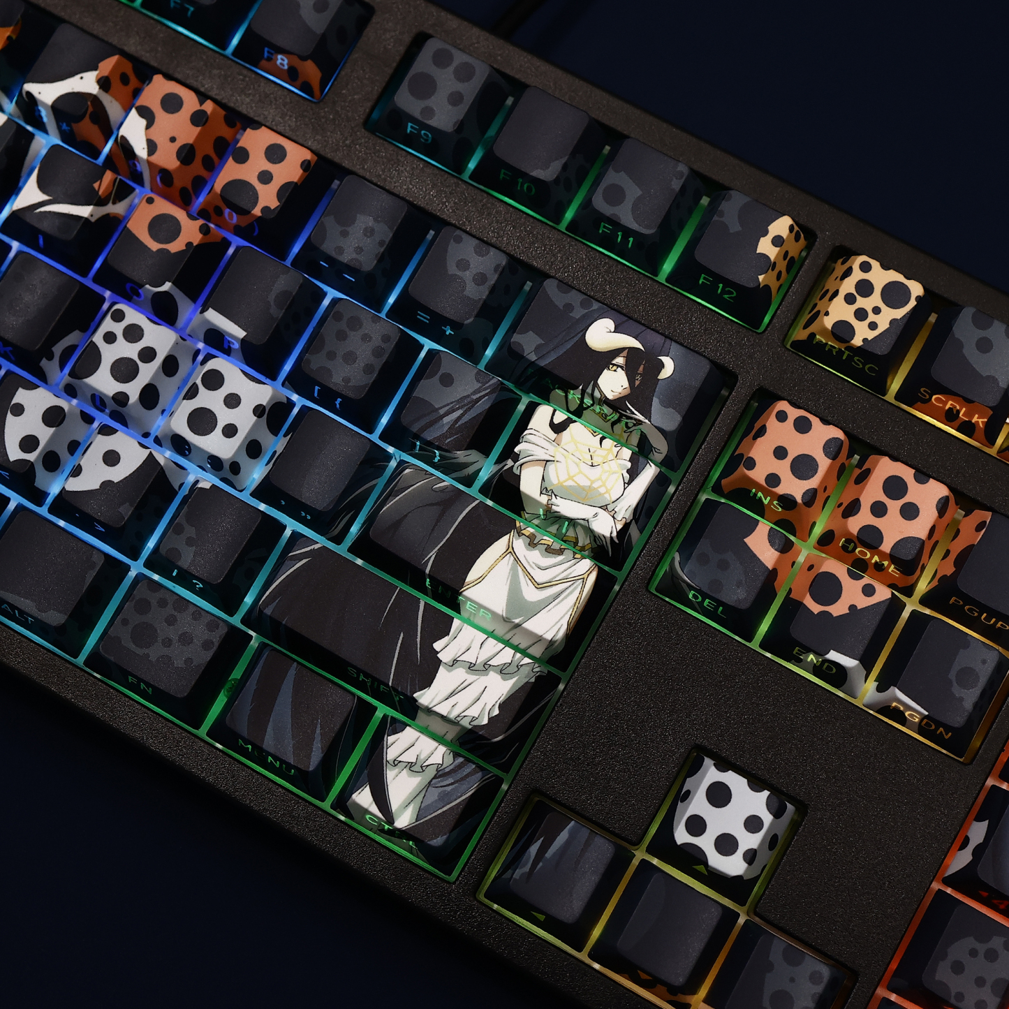 Overlord 雅兒貝德 透光RGB108鍵標準配列衛星軸鍵帽-ZUIHANG SHOP