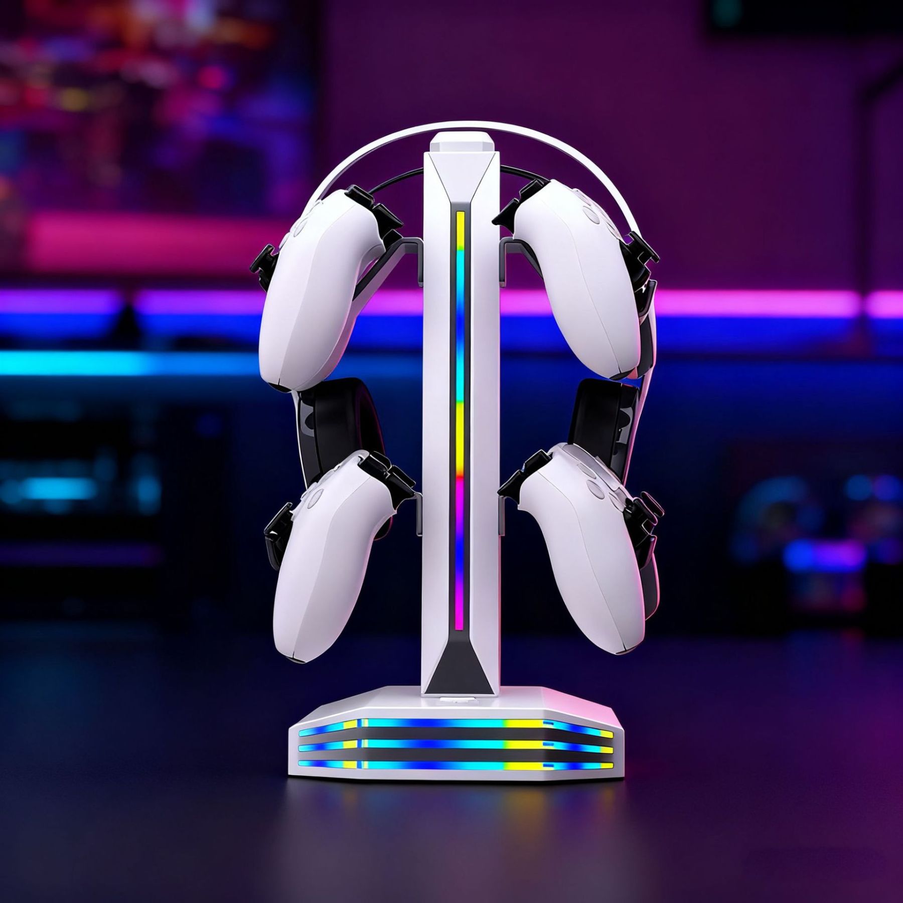 二合一支架觸控RGB燈光PS5/switch2置物架托架燈效掛架