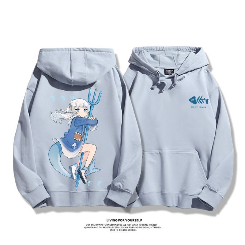 Gawr Gura 2025秋冬新款 親子情侶男女連帽衛衣-ZUIHANG SHOP