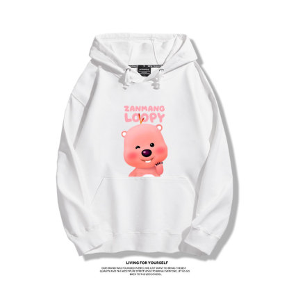 小海狸露比loopy新款 親子情侶男女款連帽衛衣-ZUIHANG SHOP