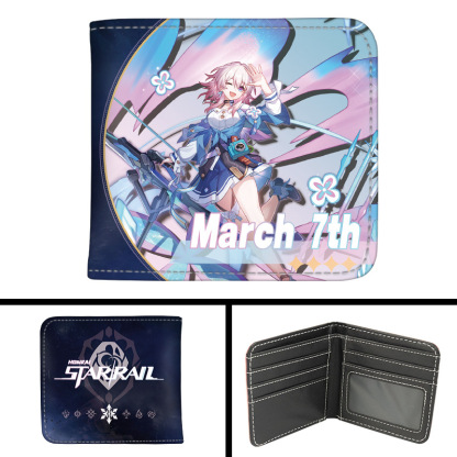 星穹鐵道Q版動漫周邊pu皮革短錢包-ZUIHANG SHOP