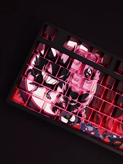 耿鬼透光RGB108鍵標準配列衛星軸鍵帽