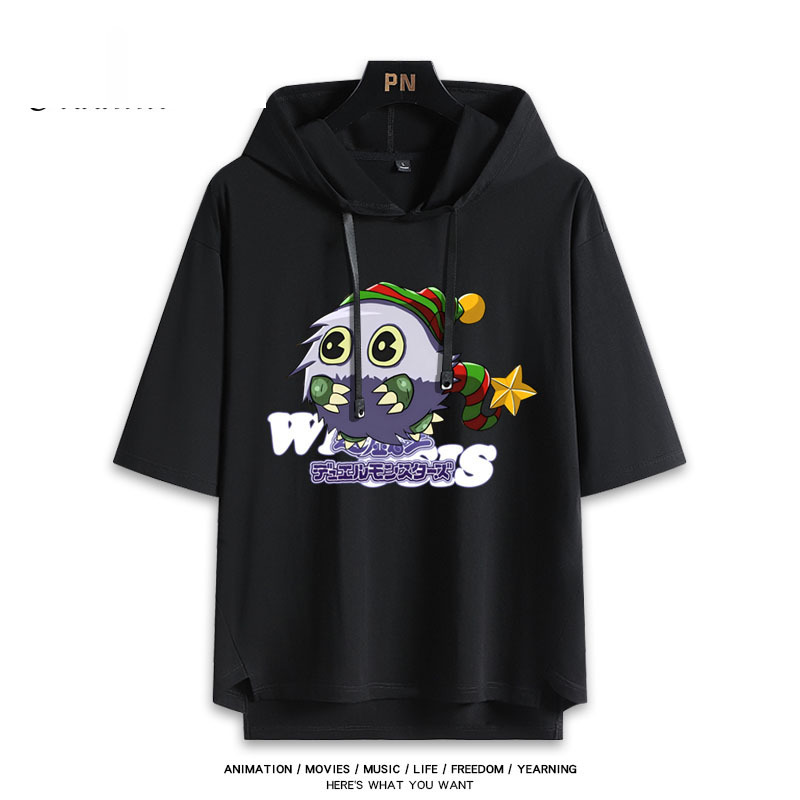 遊戲王 武藤遊戲 連帽短袖T恤-ZUIHANG SHOP