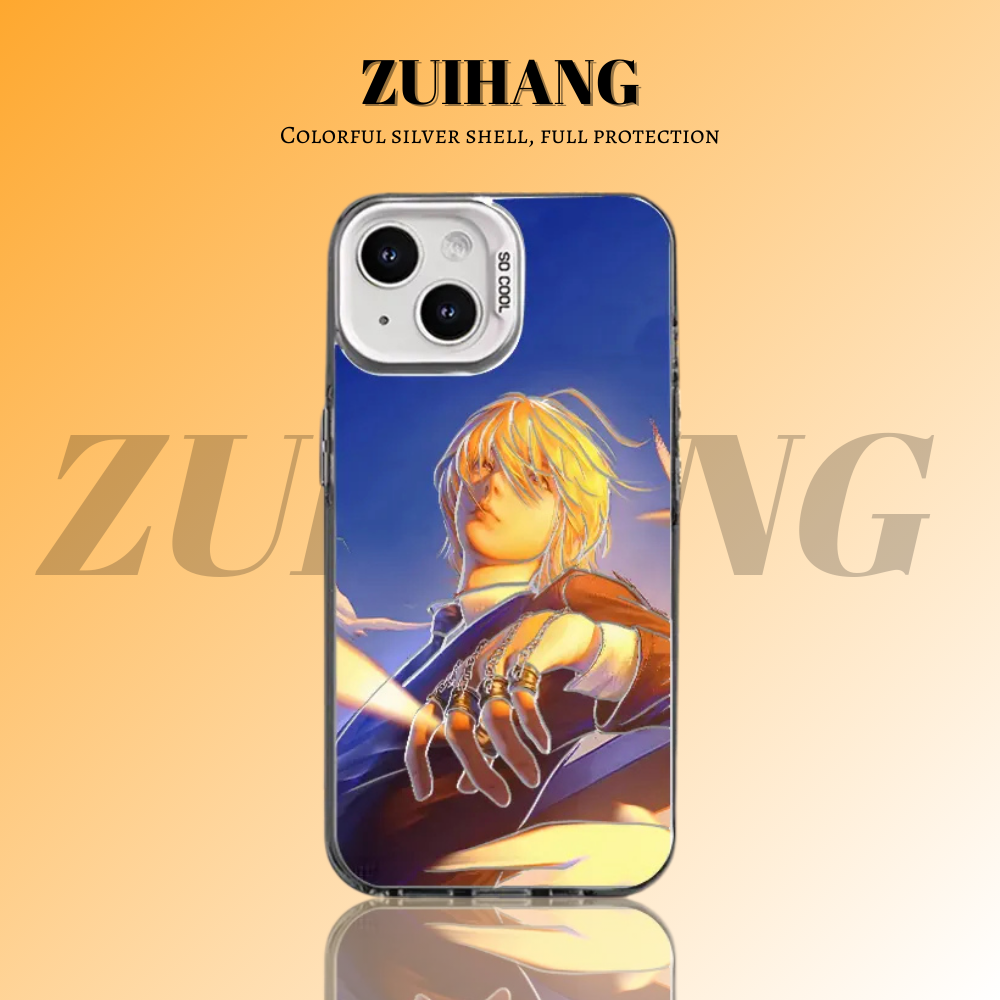 【大集合1.0】動漫彩銀線條漸變防摔手機殼-ZUIHANG SHOP