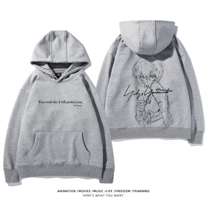 新世紀福音戰士新款 親子情侶男女款連帽衛衣-ZUIHANG SHOP