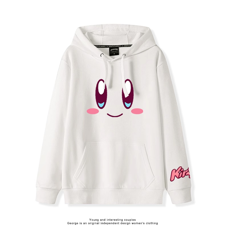 星之卡比 2025秋冬新款 親子情侶裝連帽衛衣