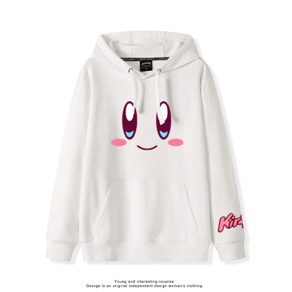 星之卡比 2025秋冬新款 親子情侶裝連帽衛衣