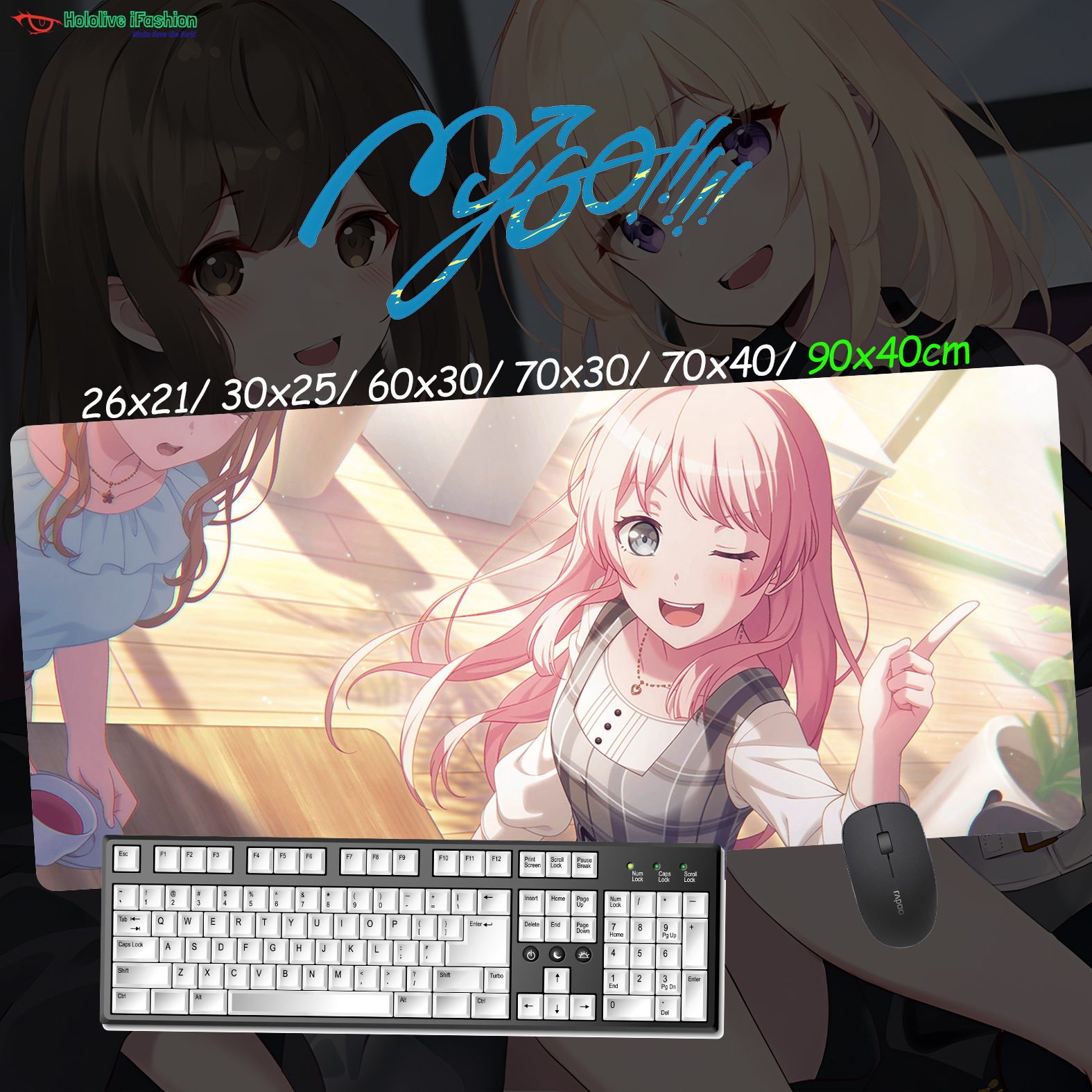 BanG Dream! It's MyGO!!!!! 超大鎖邊主題桌墊 布質滑鼠墊