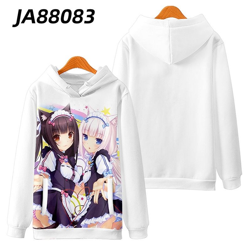 Little Busters 動漫周邊 秋冬潮流寬鬆休閒連帽T