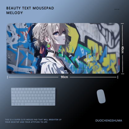 塗鴉墻動漫 主題桌墊 布質滑鼠墊-ZUIHANG SHOP